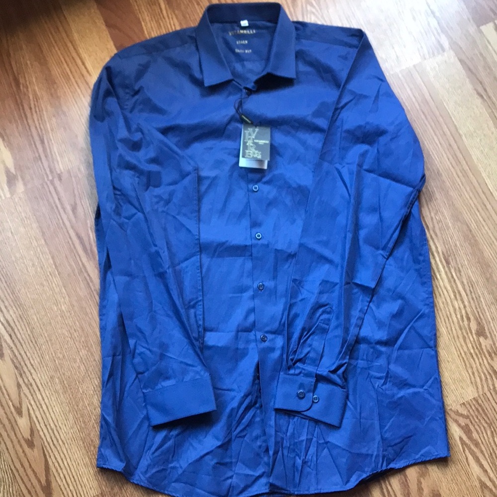 Vitarelli Deep Blue Dress Shirt